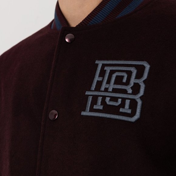 Benjamin Barker BBRC OG Varsity Jacket (Cream/Blue) - Picture 3 of 6